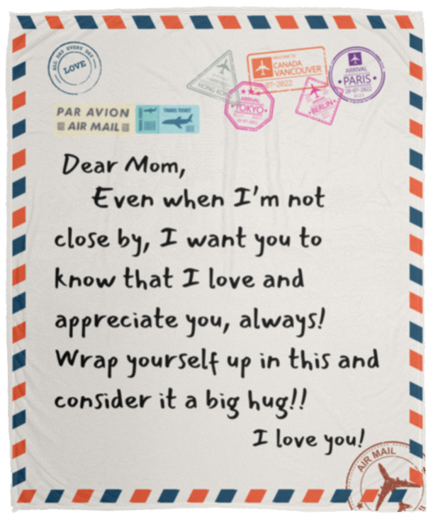 Dear Mom - Plush Blanket