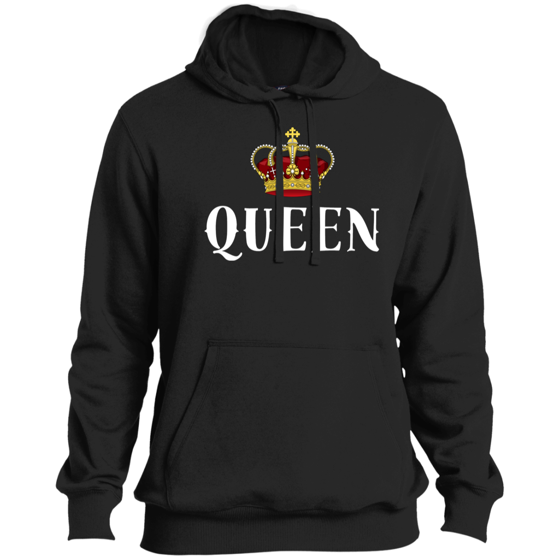 King and Queen Pullover Hoodies