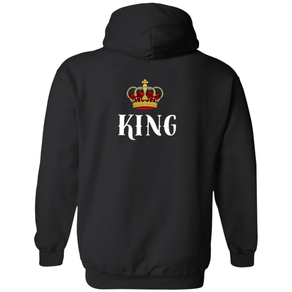 King & Queen Zip Up Hooded Sweatshirt