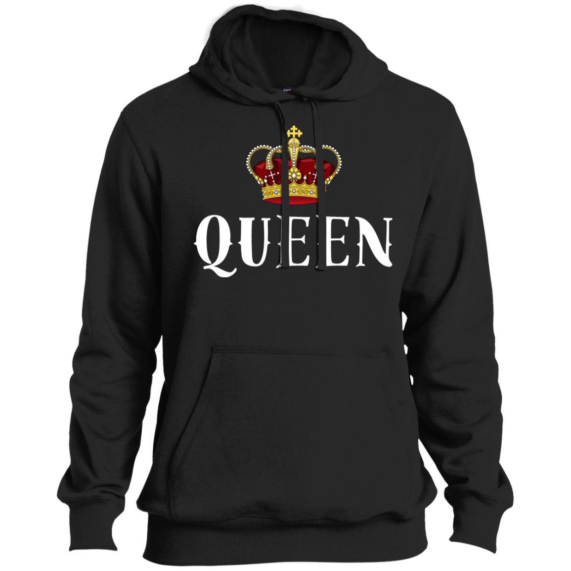 King and Queen Pullover Hoodies