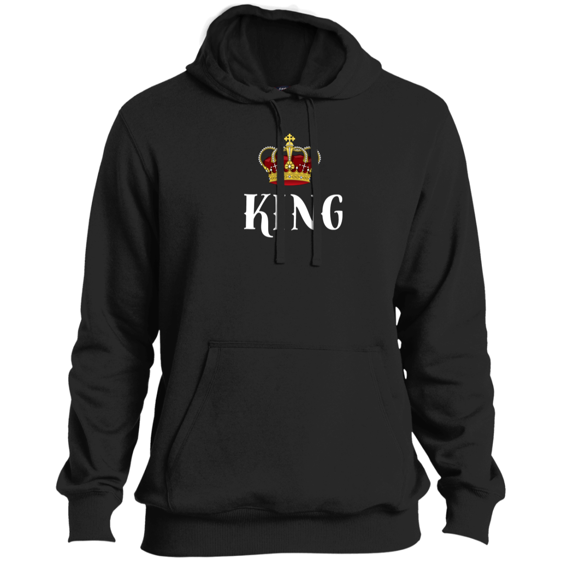 King and Queen Pullover Hoodies