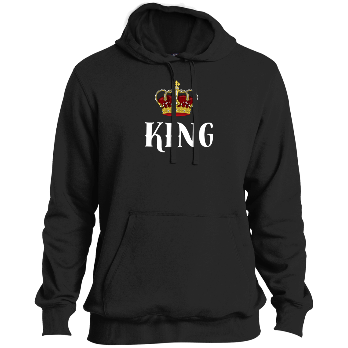 King and Queen Pullover Hoodies