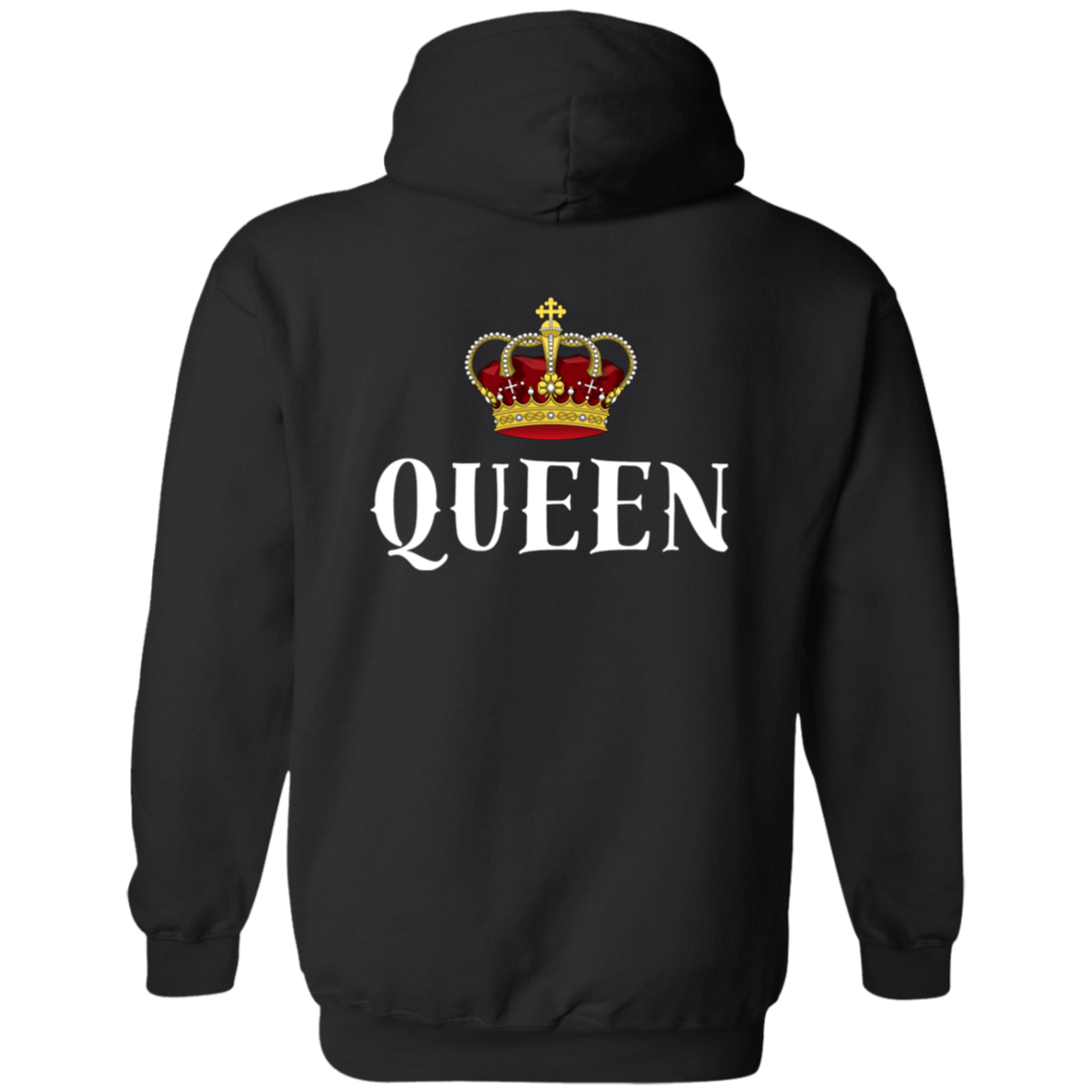 King & Queen Zip Up Hooded Sweatshirt